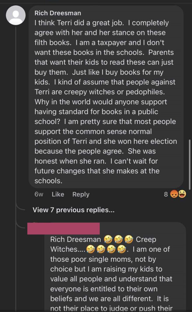 Dreesman calls recallers creepy witches